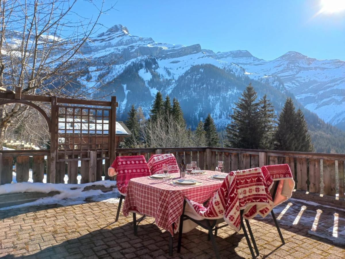 Chambre D'Hotes L'Ours Bleu Les Diablerets Luaran gambar