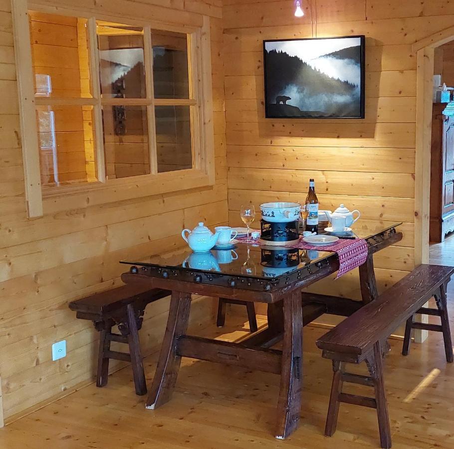 Chambre D'Hotes L'Ours Bleu Les Diablerets Luaran gambar
