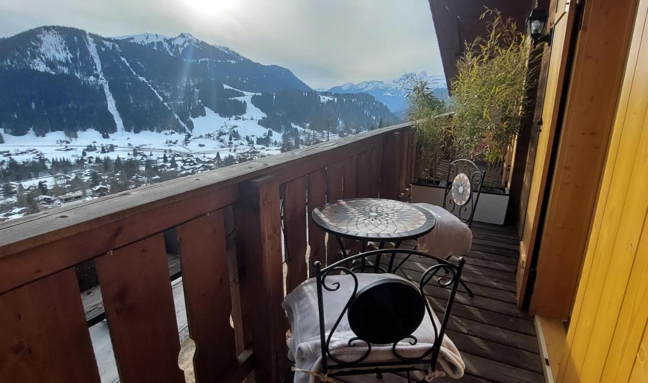 Chambre D'Hotes L'Ours Bleu Les Diablerets Luaran gambar