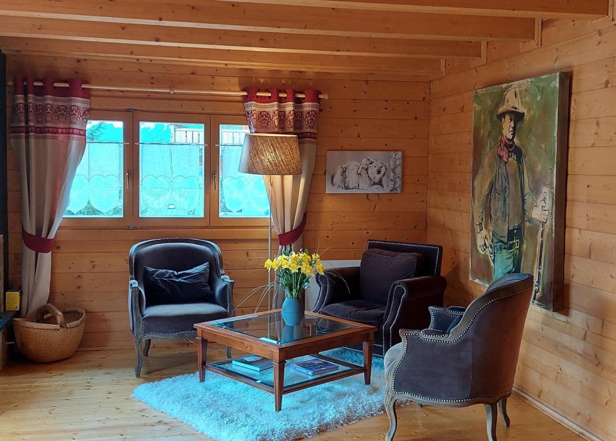 Chambre D'Hotes L'Ours Bleu Les Diablerets Luaran gambar