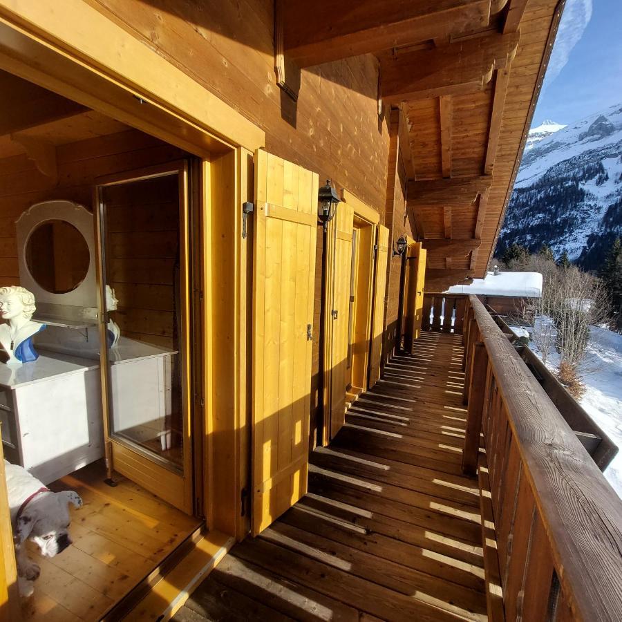 Chambre D'Hotes L'Ours Bleu Les Diablerets Luaran gambar