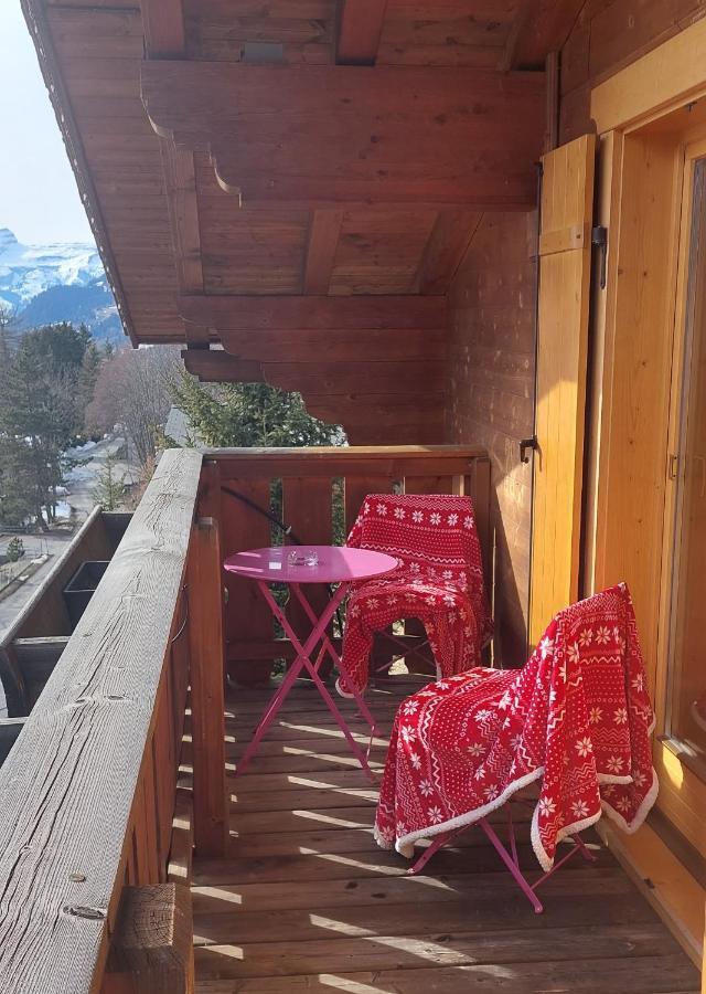 Chambre D'Hotes L'Ours Bleu Les Diablerets Luaran gambar