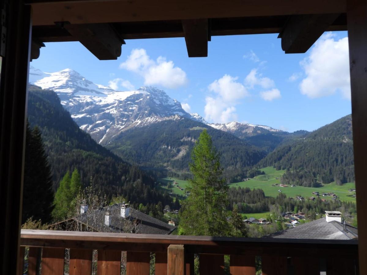 Chambre D'Hotes L'Ours Bleu Les Diablerets Luaran gambar