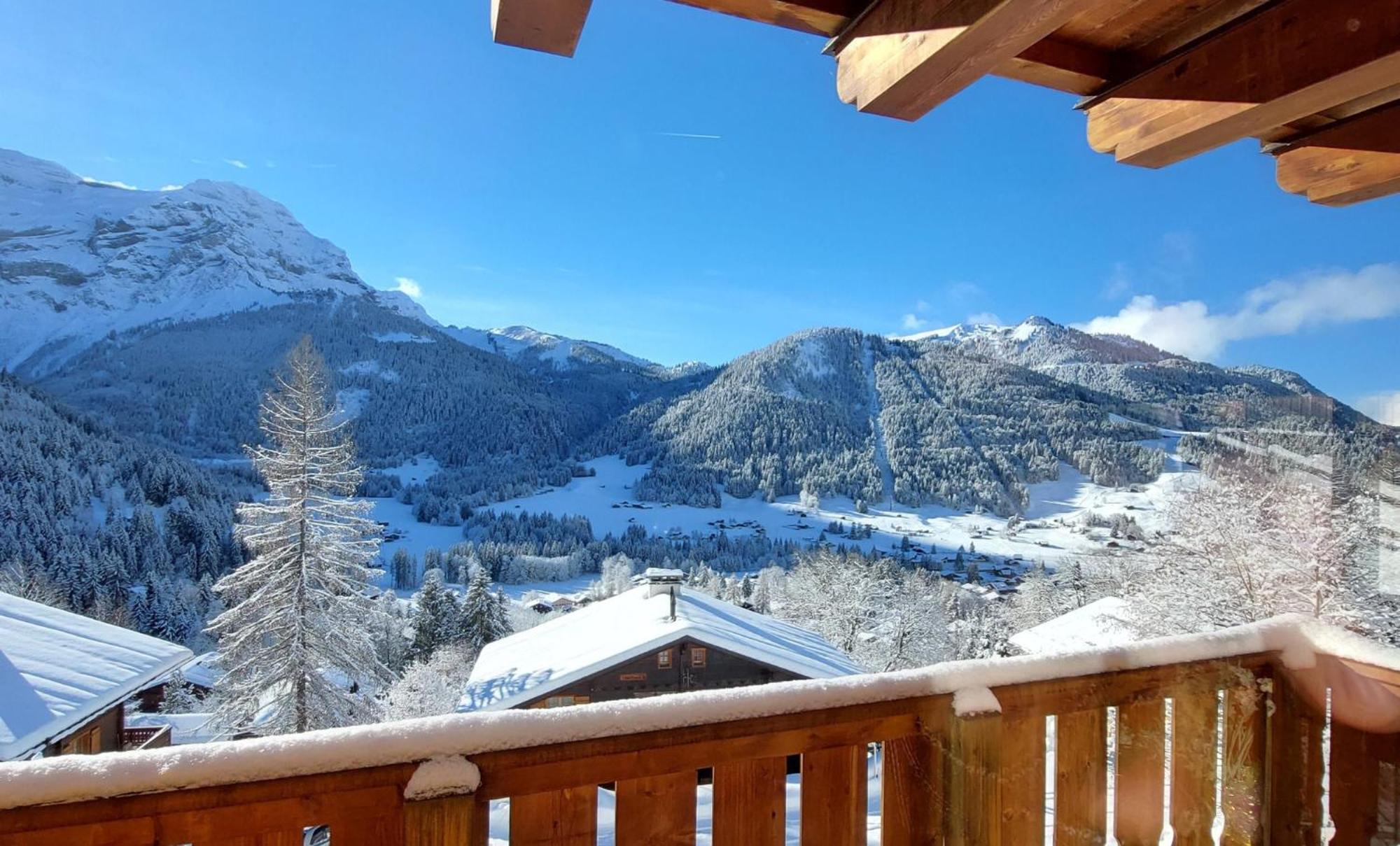 Chambre D'Hotes L'Ours Bleu Les Diablerets Luaran gambar